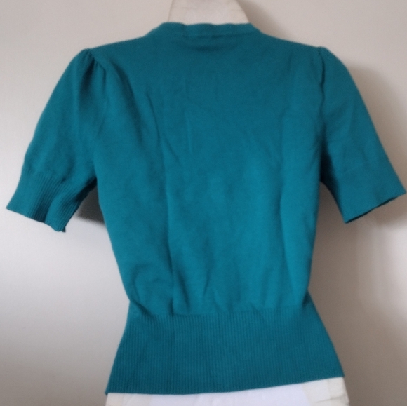 button down front sweater top - Picture 5 of 8